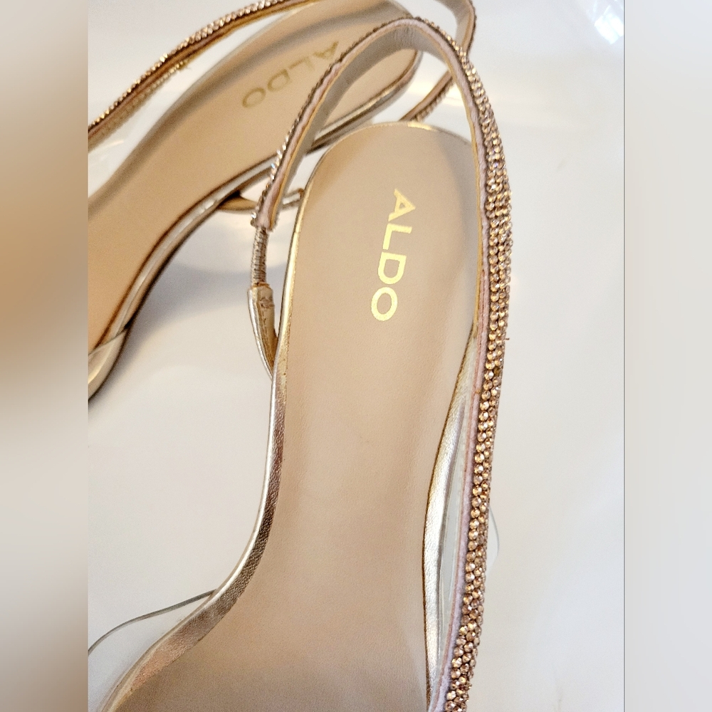 ALDO Twist Strap Sling Back Shoe Sz. 7.5 - Picture 6 of 14